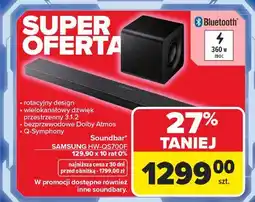 Carrefour Soundbar SAMSUNG HW-QS700F oferta