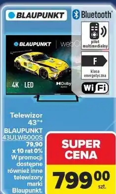 Carrefour Telewizor BLAUPUNKT 43ULW6000S oferta