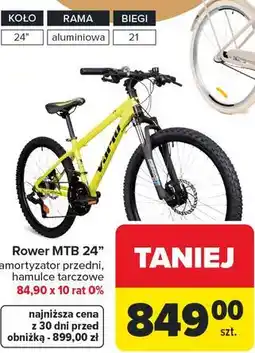 Carrefour Rower MTB 24 oferta