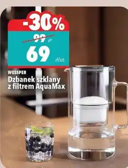 Biedronka Dzbanek szklany z filtrem AquaMax WESSPER oferta