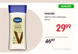 Rossmann Olejek do ciała regenerujący Vaseline oferta