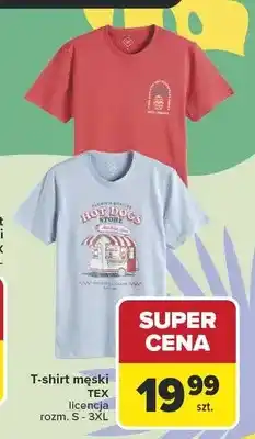 Carrefour T-shirt męski TEX licencja rozm. S - 3XL oferta