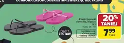 Carrefour Klapki japonki damskie TEX rozm. 36-46 oferta