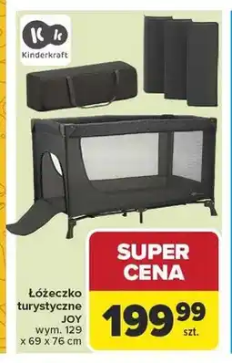 Carrefour Łóżeczko turystyczne Kinderkraft JOY wym. 129x69x76cm oferta
