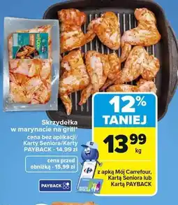 Carrefour Skrzydełka w marynacie na grill oferta