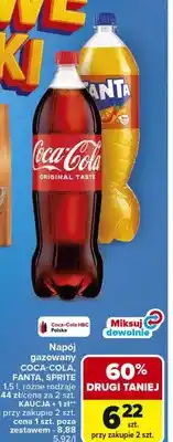Carrefour Napój gazowany Coca-Cola oferta