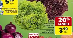 Carrefour Sałata karbowana czerwona oferta