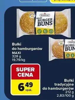 Carrefour Bułki do hamburgerów MAXI Schulstad oferta