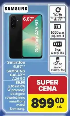 Carrefour Smartfon 6,67 SAMSUNG GALAXY A26 oferta