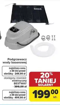 Carrefour Podgrzewacz wody basenowej solarny BESTWAY oferta