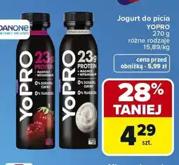 Carrefour Jogurt do picia YoPRO Danone oferta