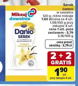 Carrefour Serek DANIO w saszetce oferta