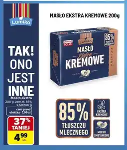 Carrefour Masło ekstra kremowe Lumiko zaw. tł. 85% oferta