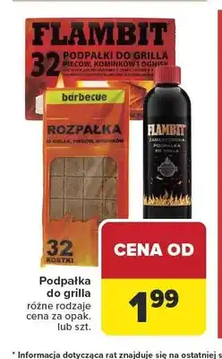 Carrefour Podpałka do grilla Flambit oferta