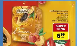 Carrefour Herbata owocowa BIG-ACTIVE Brzoskwinia Papaja Mango oferta