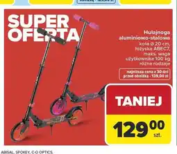 Carrefour Hulajnoga aluminiowo-stalowa koła ø 20cm, łożyska ABEC7, maks. waga użytkownika oferta