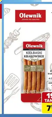 Carrefour Kiełbaski krakowskie z szynki Olewnik oferta