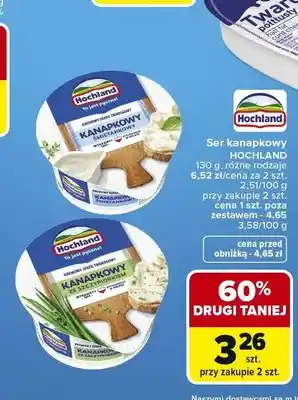 Carrefour Ser kanapkowy Hochland oferta