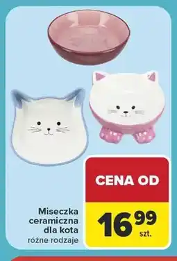 Carrefour Miseczka ceramiczna dla kota oferta