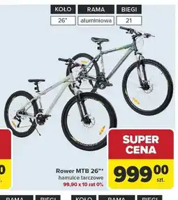 Carrefour Rower MTB 26 hamulce tarczowe oferta