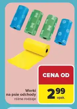Carrefour Worki na psie odchody oferta