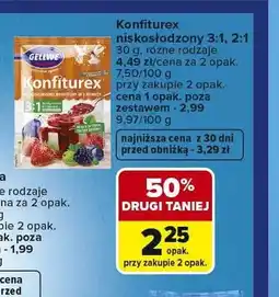 Carrefour Konfiturex niskosłodzony 3:1 Gellwe oferta