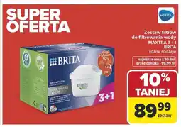 Carrefour Zestaw filtrów do filtrowania wody BRITA MAXTRA 3+1 oferta