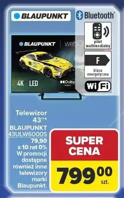Carrefour Telewizor 43 BLAUPUNKT 43ULW6000S oferta