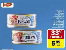 Carrefour Tuńczyk kawałki w oleju roślinnym GRAAL oferta