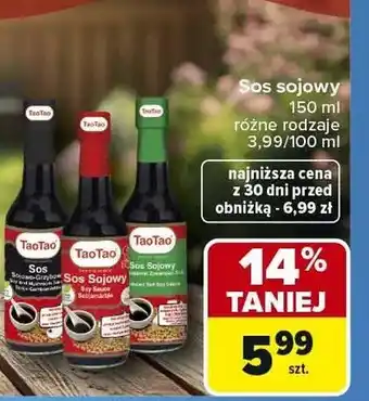 Carrefour Sos sojowy TaoTao oferta