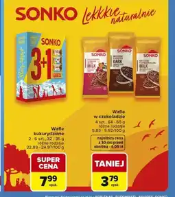 Carrefour Wafle kukurydziane Sonko oferta