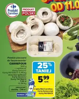 Carrefour Polskie pieczarki do faszerowania Carrefour oferta