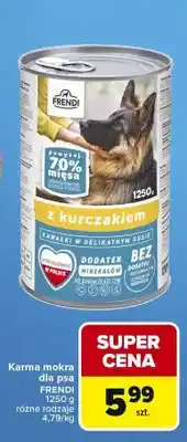 Carrefour Karma mokra dla psa z kurczakiem Frendi oferta