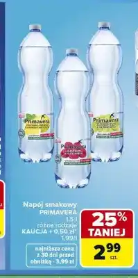 Carrefour Napój smakowy Primavera cytrynowy oferta