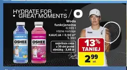 Carrefour Woda funkcjonalna OSHEE Magnesium + B6 0,555l oferta