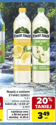 Carrefour Napój z sokiem ŻYWIEC ZDRÓJ cytrynowy oferta