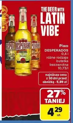 Carrefour Piwo Desperados Original oferta