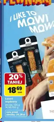 Carrefour Łosoś wędzony Mowi porcje oferta