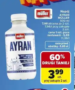 Carrefour Napój Ayran Müller oferta