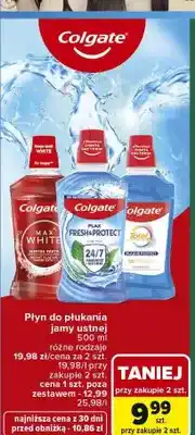 Carrefour Płyn do płukania jamy ustnej Colgate Max White oferta