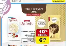 Carrefour Lody na patyku Raffaello oferta