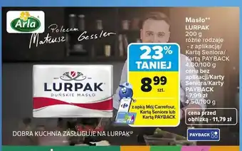 Carrefour Masło Lurpak oferta