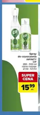 Carrefour Spray do czyszczenia CIF Infinity oferta