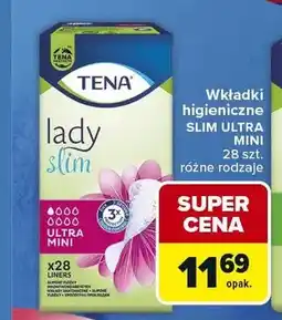 Carrefour Wkładki higieniczne TENA lady slim ultra mini oferta
