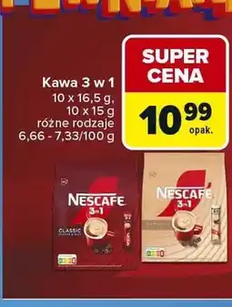 Carrefour Kawa 3 w 1 NESCAFÉ Classic oferta