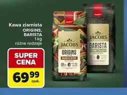Carrefour Kawa ziarnista JACOBS ORIGINS oferta