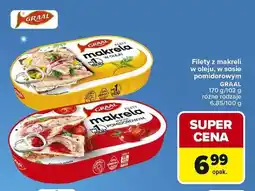 Carrefour Filety z makreli w oleju GRAAL oferta