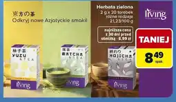 Carrefour Herbata zielona LIVING Yuzu & Tea oferta