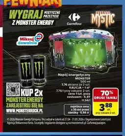 Carrefour Napój energetyczny Monster oferta