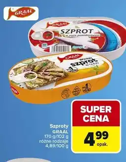 Carrefour Szprot w oleju GRAAL oferta